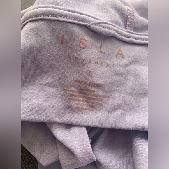 💜Lavender cropped long sleeve top. Size Large. NWT.💜 - Picture 11 of 11